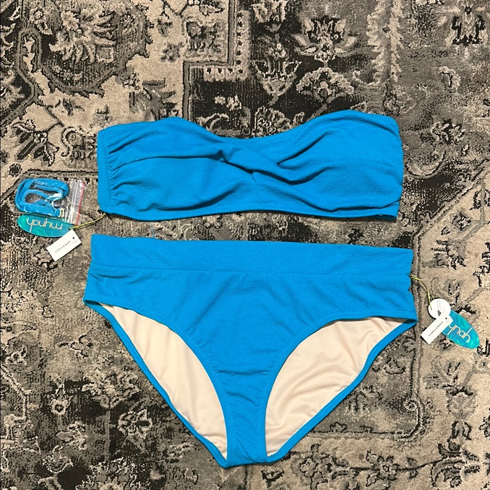 Teal Blue Bikini Set